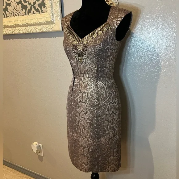 Antonio Melani  Snake Print Dress - Picture 4 of 10